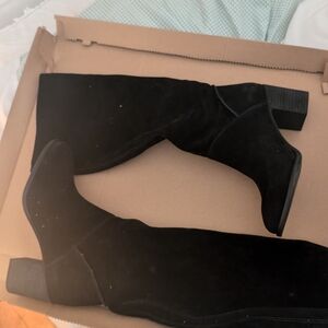 FRYE AND CO. Black Over the Knee Boots